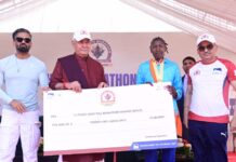 LG Sinha Felicitates Winners of JK’s First-Ever International Marathon