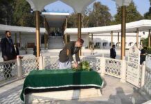 Omar Govt Resuming December 5 Public Holiday, Proposal with LG Sinha Omar at Sheikh Abdullah grave