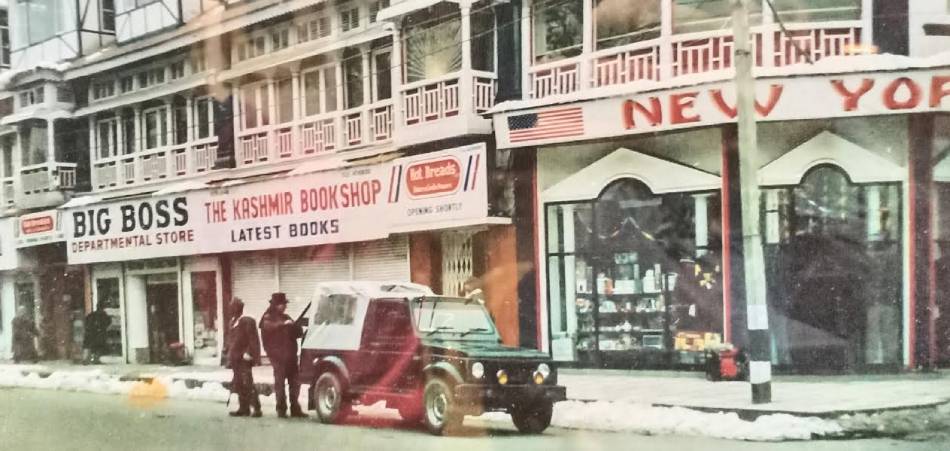 The Kashmir Bookshop at Lal Chowk also vanished with time