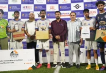 Arco-United-FC-players-pose-with-their-trophy-and-awards-after-clinching-a-hard-fought-1-0-victory-over-Aqua-Avengers-in-the-Kashmir-Super-League-thriller-at-TRC-Ground.