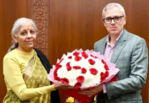 CM Omar Meets Finance Minister to Discuss Jammu Kashmir Development Priorities