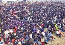 In Srinagar, 20,000 Students Join Sri Sri Ravi Shankar’s Call for a Drug-Free Kashmir