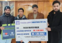 TCI Cement Backs Academic Excellence, Extends Rs 1 Lakh Aid to Meritorious Student
