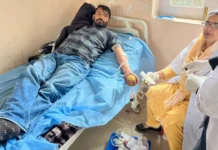 Kashmir Health Initiative: 100 Pints Donated at Herman Camp, Drug Abuse Awareness Highlighted