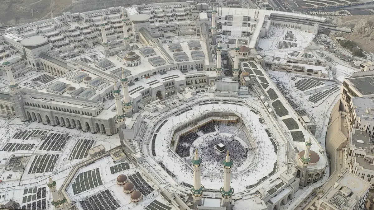 Holy Kaaba from Makkah Tower KL Image Asim Bashir