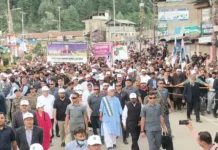 LG Sinha Leads Anti-drug Padyatra in Bandipora