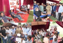 Blood Donation Camp Held in Srinagar on 36th Martyrdom Anniversary of Mirwaiz Moulvi Muhammad Farooq; Over 225 Units Donated
