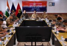 DGP J&K Chairs Security Review Meeting at Police Control Room Kashmir