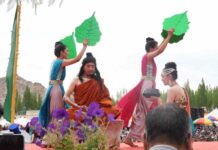 Dalai Lama’s 91st Birth Anniversary Celebrated With Fervour at Jivetsal in Leh People celebrating Dalai Lama's birthday in Leh