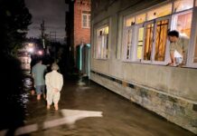 Fash Floods Inundate Homes in Central Kashmir Village