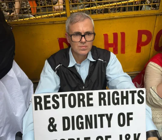 Omar Abdullah Says NC Was Prevented from Reaching Jantar Mantar, Vows to Continue Statehood Campaign