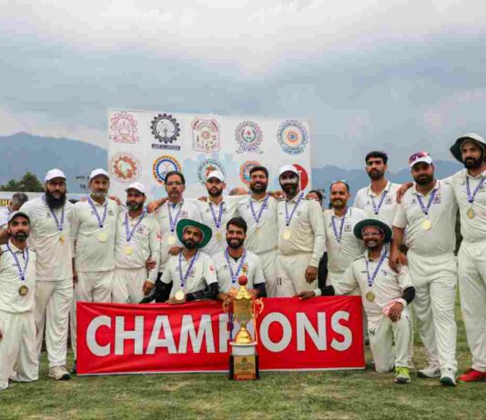 NIT Srinagar Win Final By 88 Runs, Clinch Record Fourth Inter-NIT Title NIT Srinagar team poses with the trophy after defeating NIT Puducherry by 88 runs to clinch a record fourth Inter-NIT cricket title
