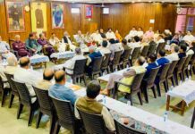 NC Finalises Plans For Delhi Protest, July 11 and 13 Observances National Conference Kashmir Provincial Committee meeting