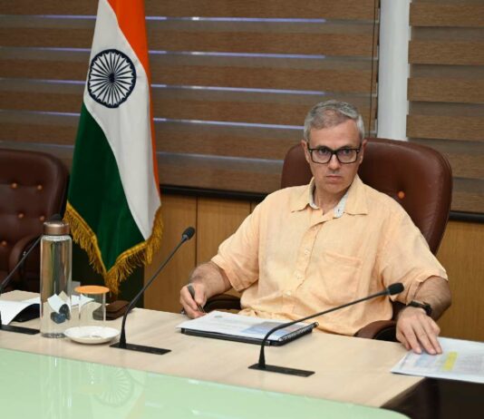Chief Minister Omar Abdullah