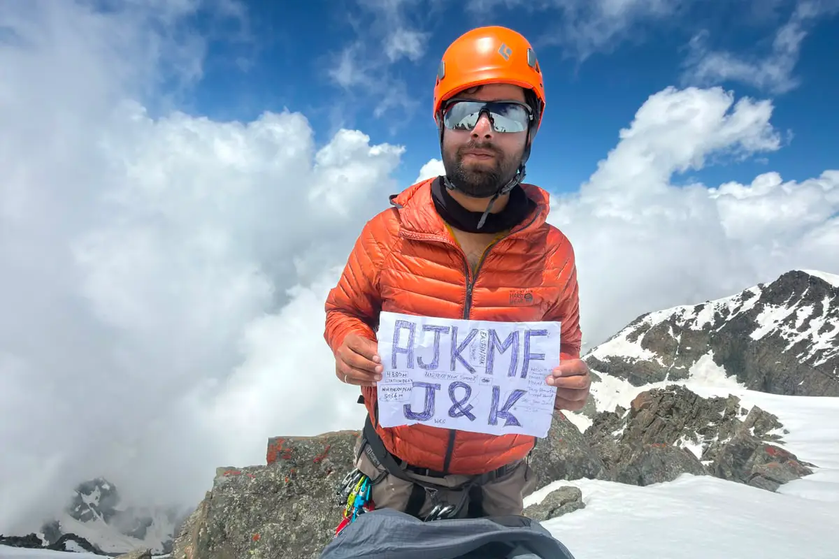climber Waseem Hassan Rather