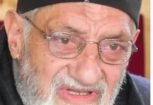 Veteran Student Leader Anwar Ashai Passes Away in Srinagar