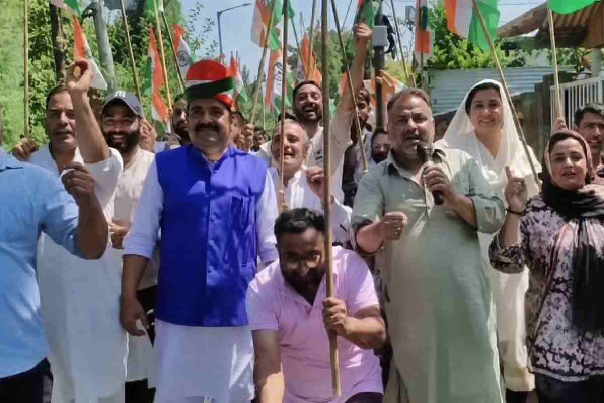 BJP leaders in Anantnag