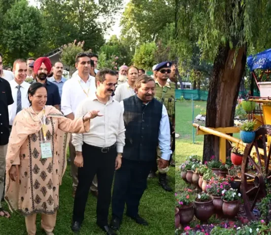 CM Omar Abdullah inaugurates Srinagar’s first Waste to Wonder-Flower Garden developed by Floriculture Department