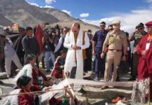 Ladakh LG Vinai Kumar Saxena at Changthang Nomadic Festival at Tso Moriri in Ladakh
