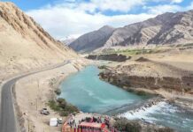 Ladakh Moves Centre For 36 Check Dams, Eyes Irrigation Of 18,600 Acres A view of the Indus River in Ladakh, where the UT administration has proposed check dams to conserve water and strengthen irrigation