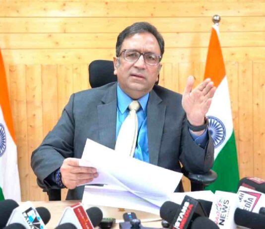 Ladakh Chief Secretary Ashish Kundra