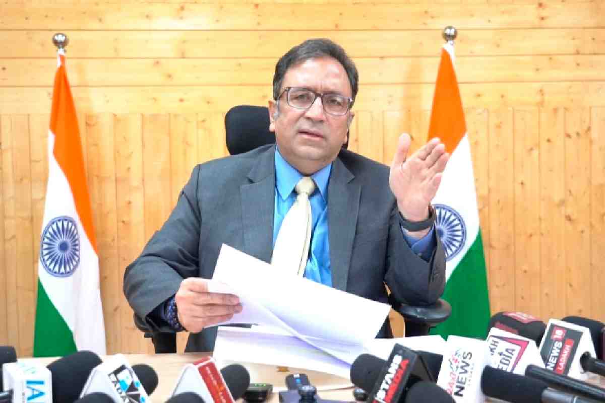Ladakh Chief Secretary Ashish Kundra