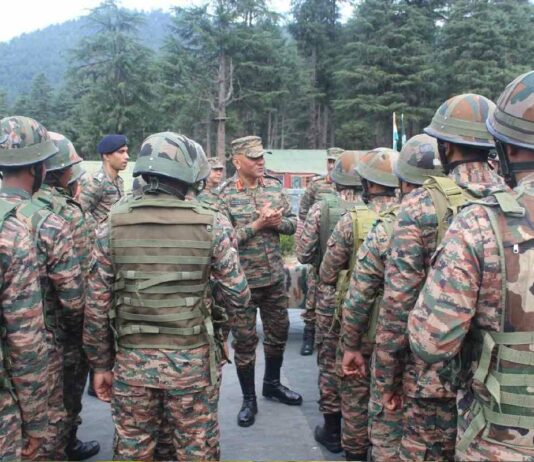 Northern Army Commander Reviews Security, Operational Preparedness In South Kashmir Lt Gen Pratik Sharma, Northern Army Commander, during his visit to south Kashmir to review the security situation on August 27,2026