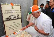 Partition Pain Must Not Be Buried in History: LG Sinha