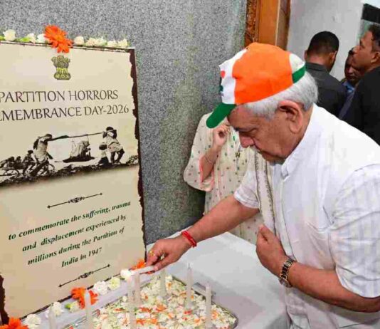 Partition Pain Must Not Be Buried in History: LG Sinha