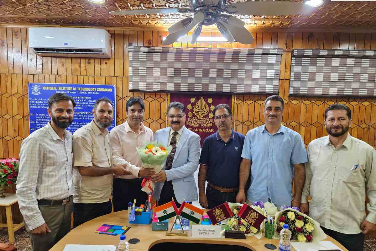 IEI Jammu Kashmir Delegation Meets New NIT Srinagar Director