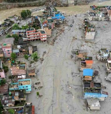 Flash Floods Sweep Away Around 40 Houses in Nepal Aftermath of deadly flood in Nepal