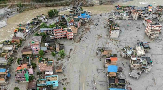 Aftermath of deadly flood in Nepal