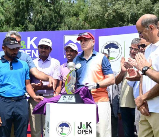 Chief Minister today inaugurated the fifth edition of the DP World Professional Golf Tour of India (PGTI) J&K Open 2026 at the Royal Springs Golf Course in Srinagar