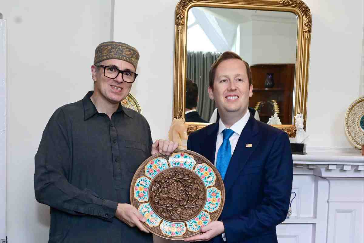 US Ambassador Sergio Gor With Omar Abdullah