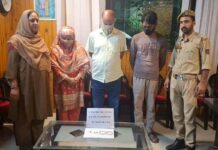 Three Held In Baramulla Theft Case, Stolen Gold Recovered Three Held In Baramulla Theft Case, Stolen Gold Recovered