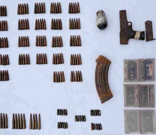 Arms, Ammunition Recovered from Hideout in Reasi