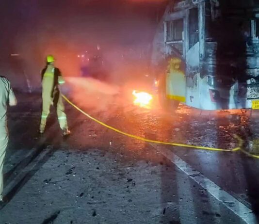 CM Omar Abdullah Mourns Nine Killed In Greater Noida Bus Fire