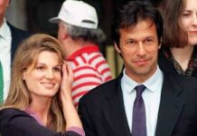 Imran Khan with his former wife Jemima Goldsmith
