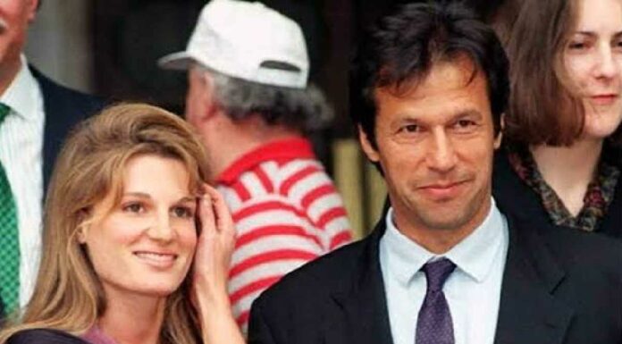 Imran Khan with his former wife Jemima Goldsmith