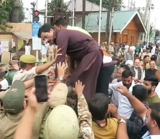 BJP, NC Hold Separate Protests in Srinagar as Police Halt Marches