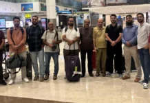 Kashmir journalists on PIB tour reached Chennai on Septmber 13, 2026 night