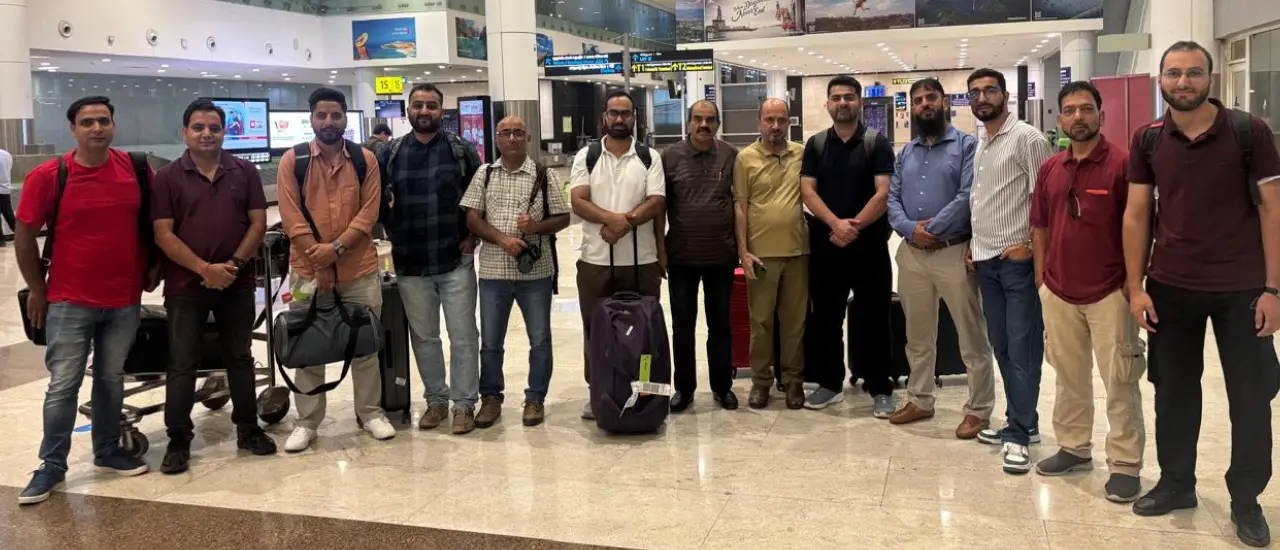 Kashmir journalists on PIB tour reached Chennai on Septmber 13, 2026 night