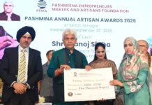 Pashmina Sector Supports 4.6 Lakh Artisans, Families in Jammu Kashmir: LG Sinha