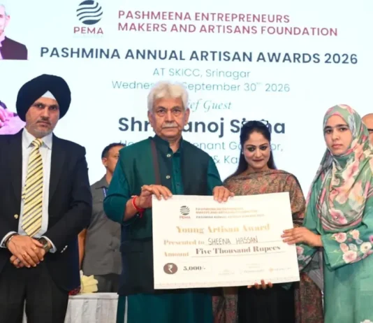 Pashmina Sector Supports 4.6 Lakh Artisans, Families in Jammu Kashmir: LG Sinha