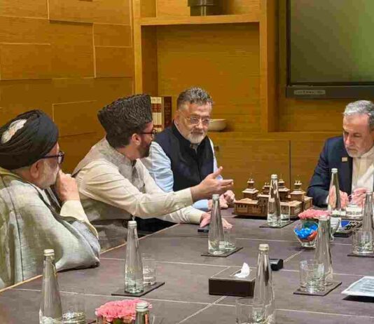 Mirwaiz, Aga Hassan, Imran Ansari Meet Iranian Foreign Minister in Delhi