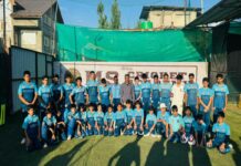 Cricketer Sarfaraz Khan’s Father Naushad Khan Visits Srinagar Academy Cricketer Sarfaraz Khan’s Father Naushad Khan Visits Srinagar Academy