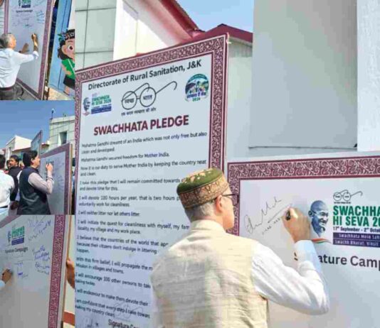 Jammu Kashmir Legislators Join Swachhata Pledge At Assembly Complex J&K Assembly holds Swachhata Hi Seva 2026 campaign