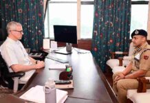 IGP Kashmir Sujit Kumar Calls On CM Omar Abdullah Chief Minister Omar Abdullah with newly appointed IGP Kashmir Sujit Kumar, IPS, during their meeting at the Civil Secretariat in Srinagar on September 1,2026