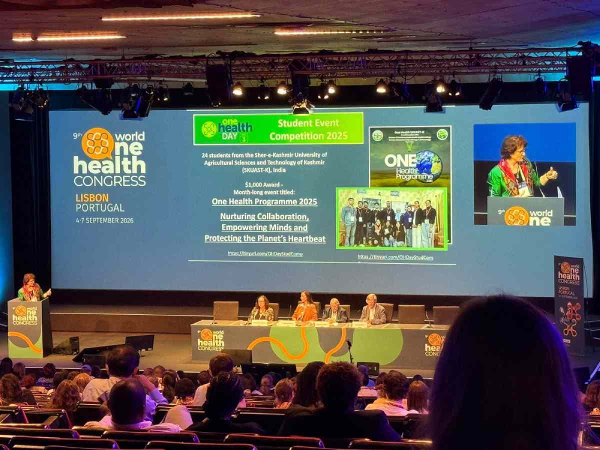 SKUAST-K Students Win Global One Health Award, Emerge Top Among Teams From 94 Countries