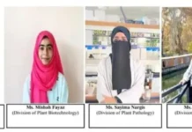 Four SKUAST-K Scholars Selected for Research Fellowships in Japan